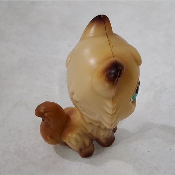 Littlest Pet Shop Magic Motion tan and brown Persian Kitty Cat - Picture 2 of 6